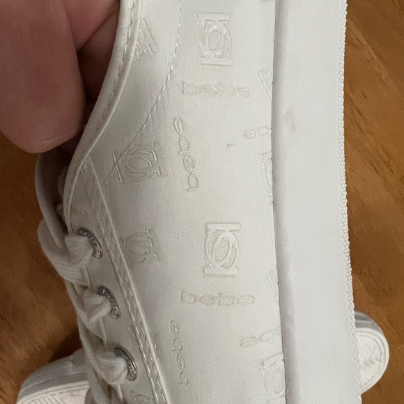 Bebe Logo Tennis Shoes, Sz 11 - Picture 4 of 4